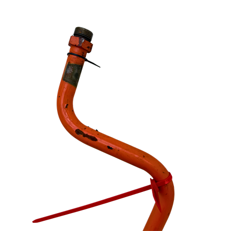 Längsgående rör vänster bomcylinder